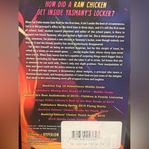 Rick Riordan Presents Sal and Gabi Break the Universe  Novel, Book 1 - Picture 2 of 2